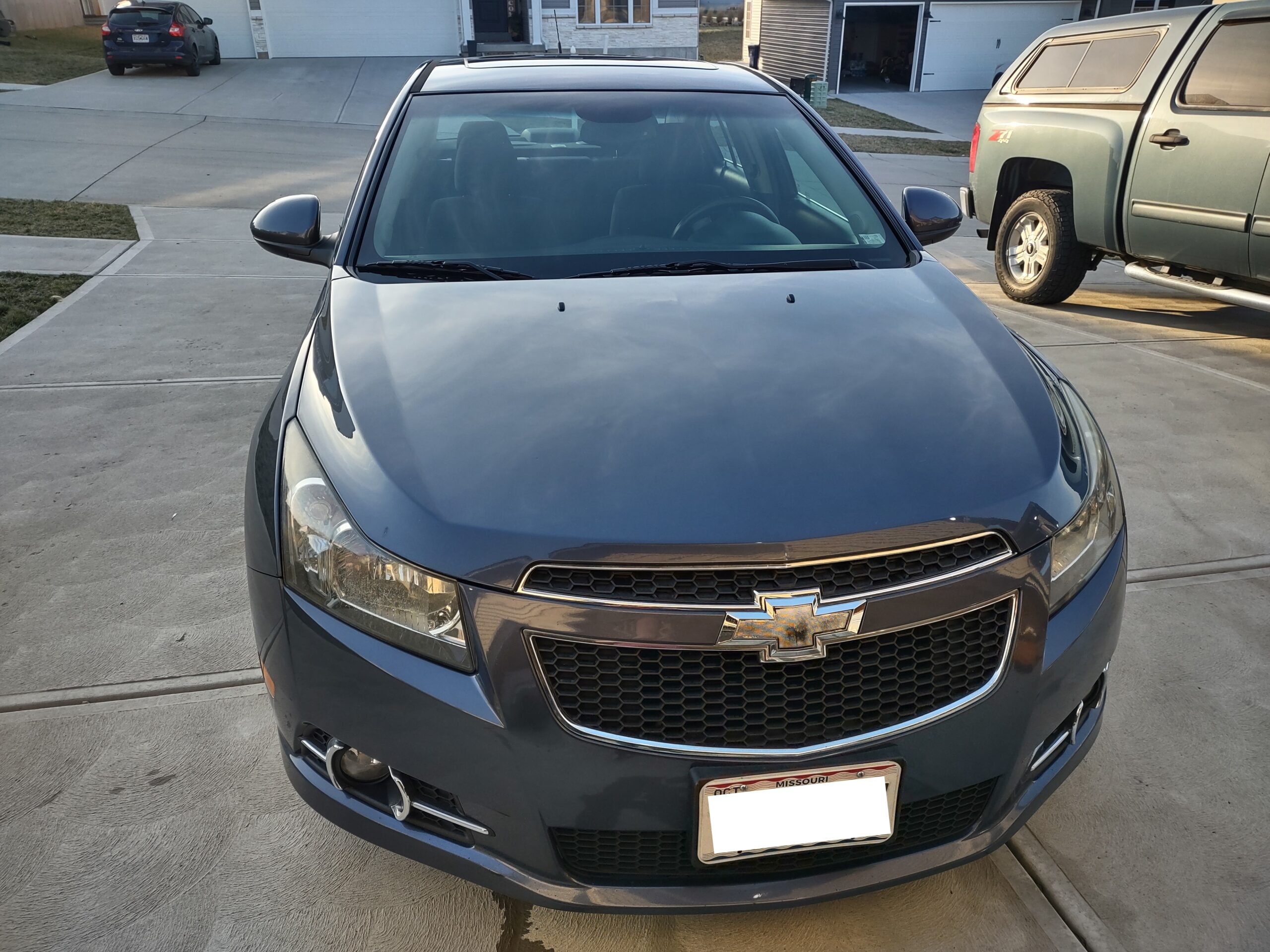 chevy outside after a fresh clean