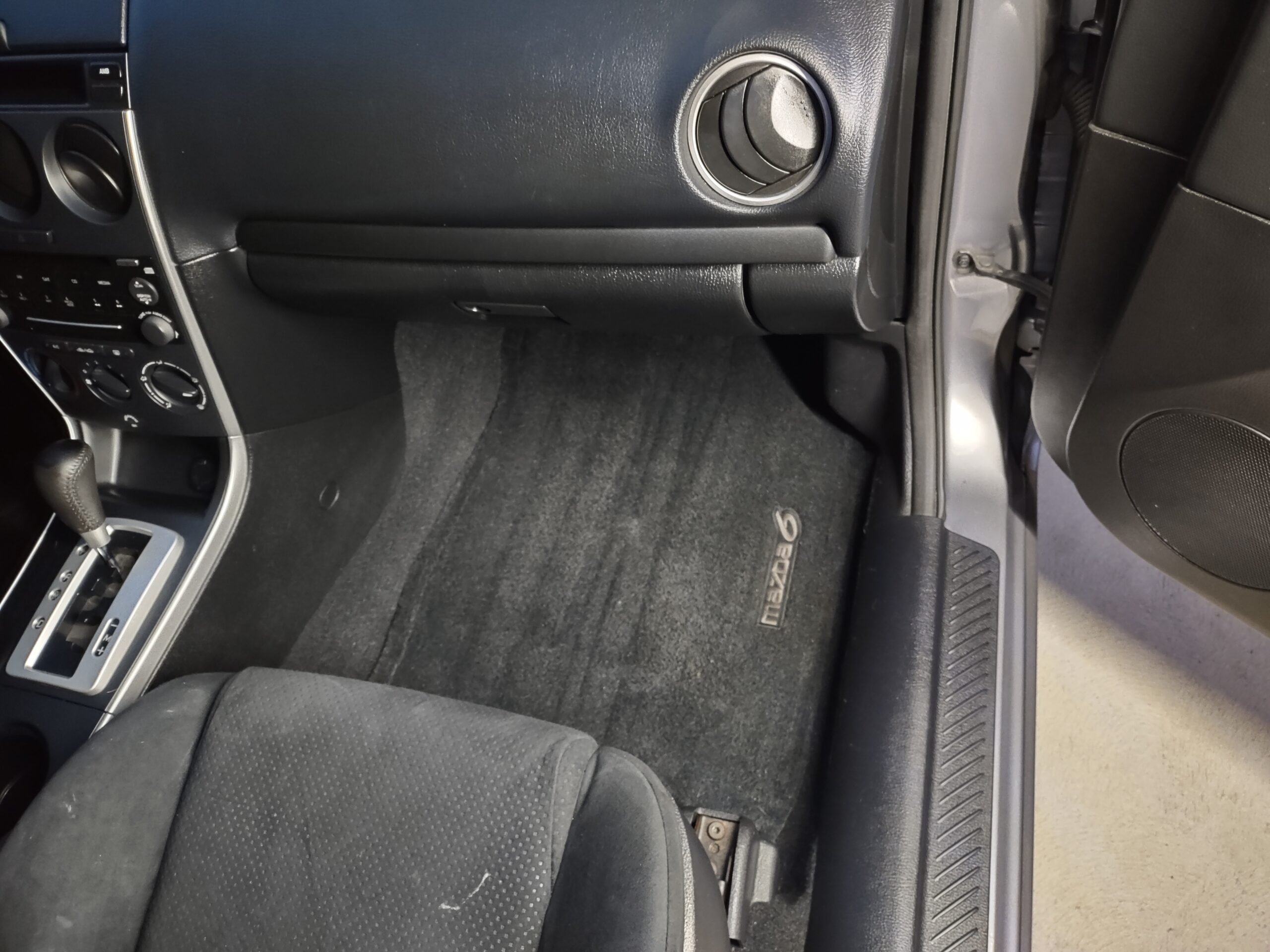 cleaned passenger side floor